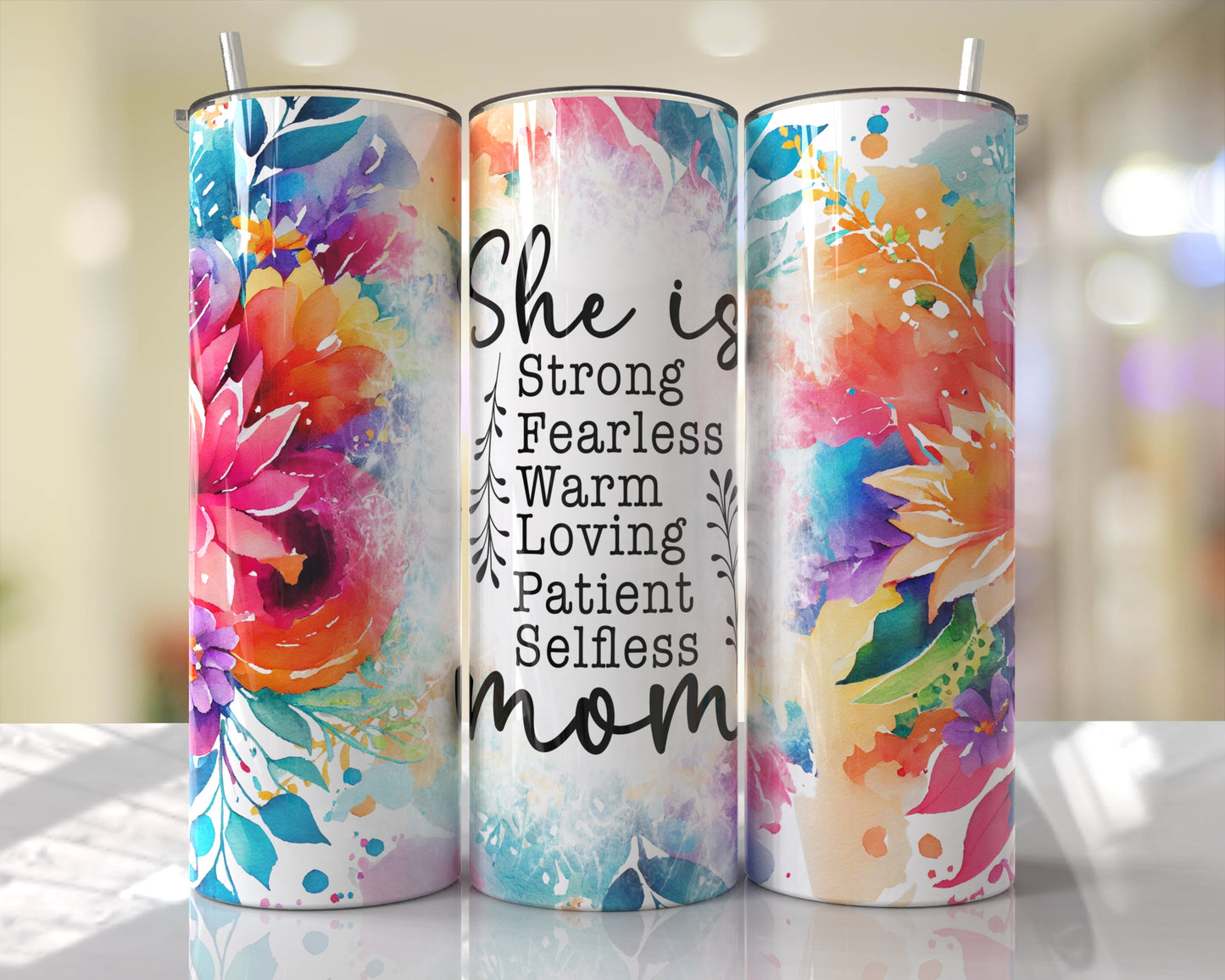 Strong Mom Duo Tumbler