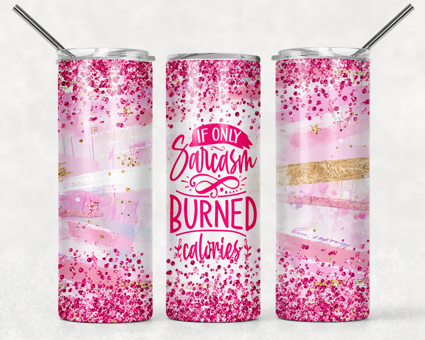 Sarcastic Calories Duo Tumbler