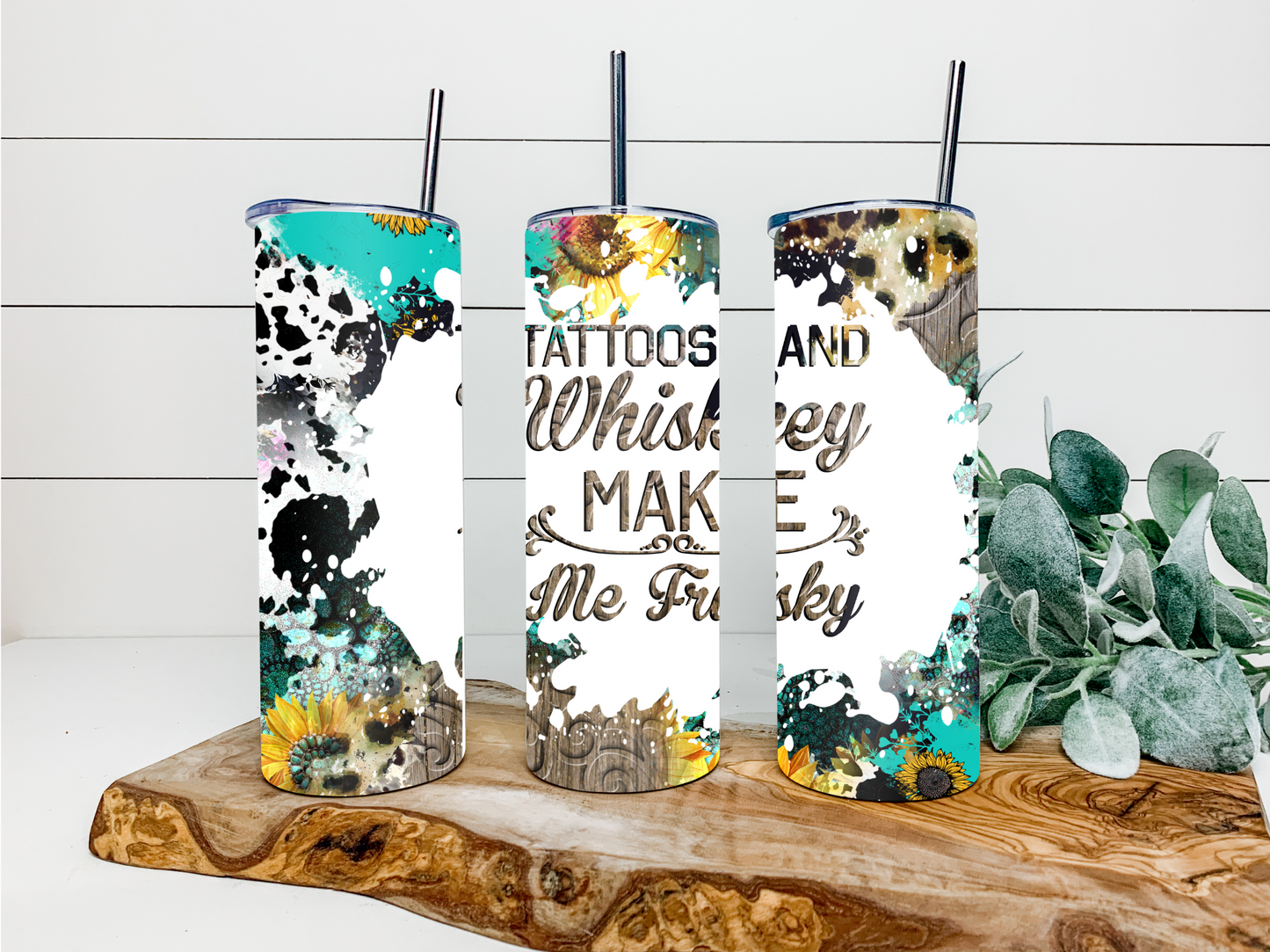 Whiskey and Tattoos Duo Tumbler