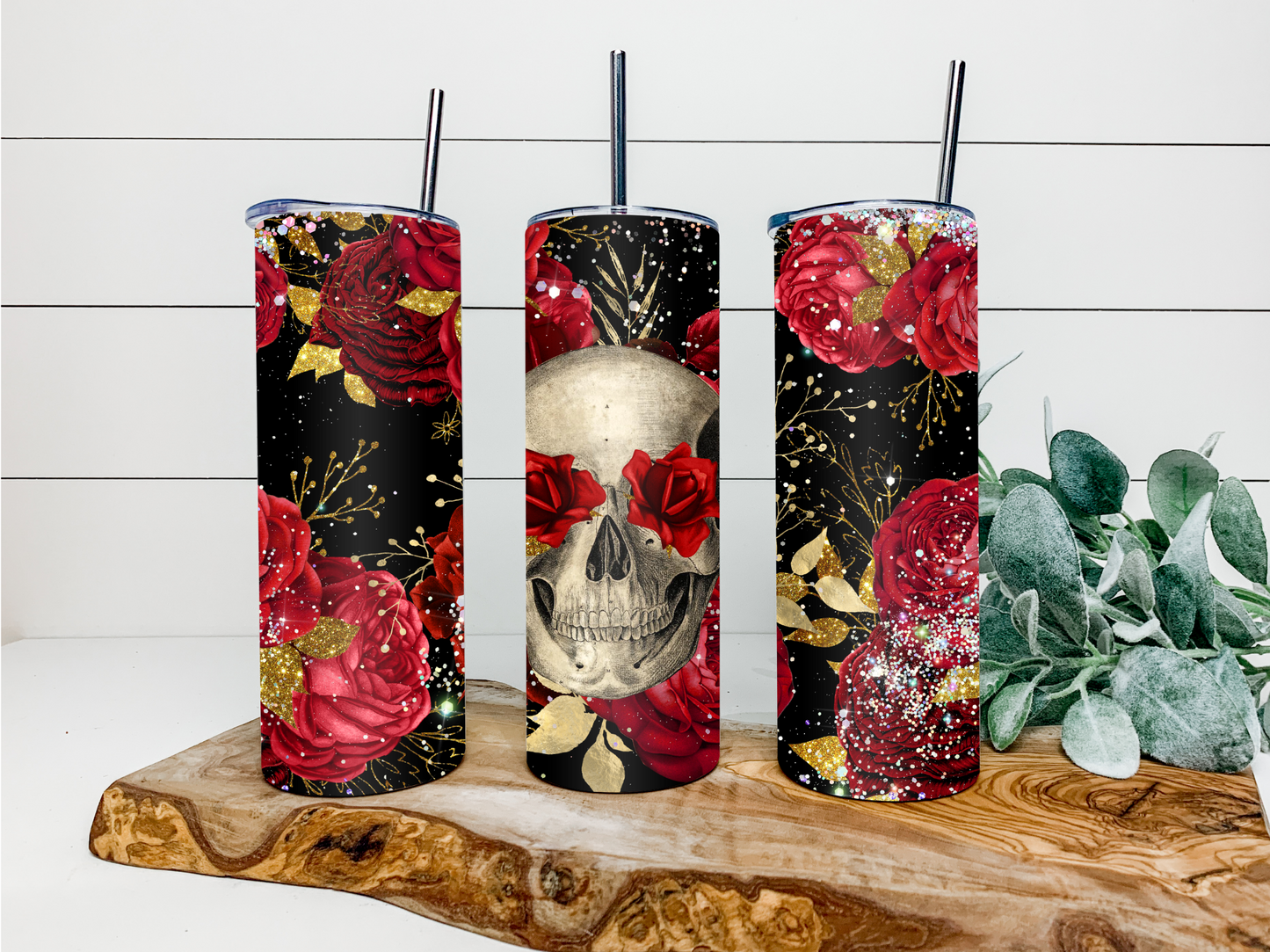 Rose Skull Duo Tumbler