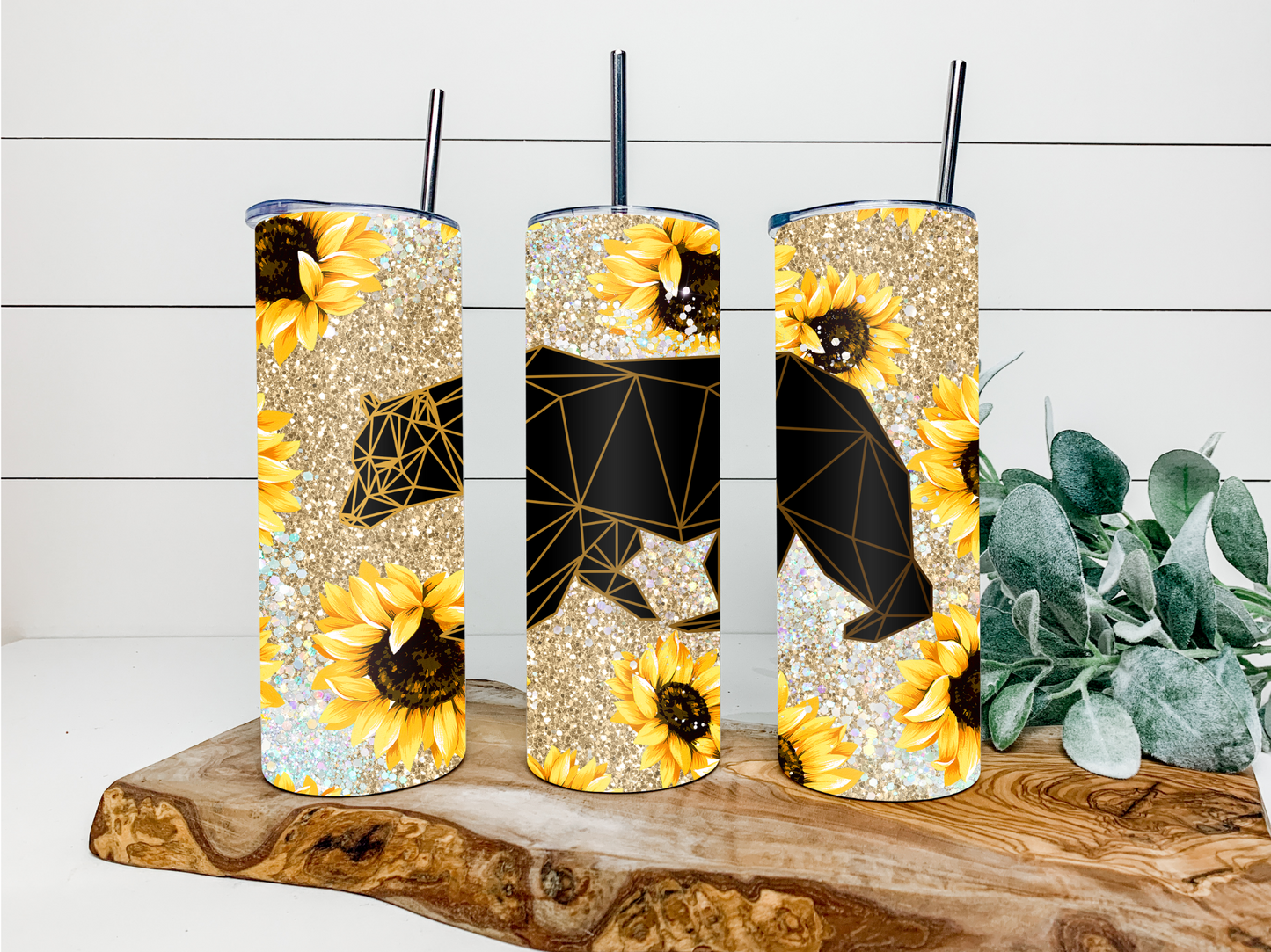 Sunflower Bear Duo Tumbler