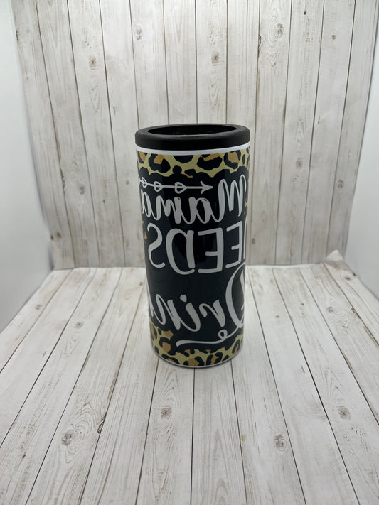 Oops Mama Cheetah 12Oz Can Coozie
